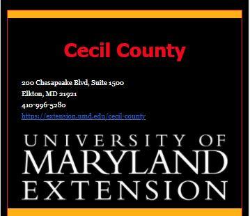 Redirecting To Https Extension Umd Edu Locations Cecil County Cecil